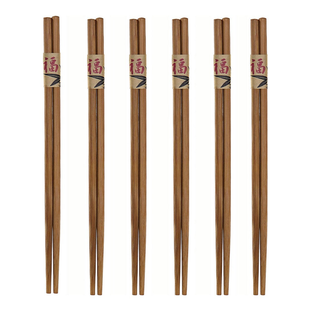 Spisepinde af bambus (12 stk.) - JUST BAMBOO